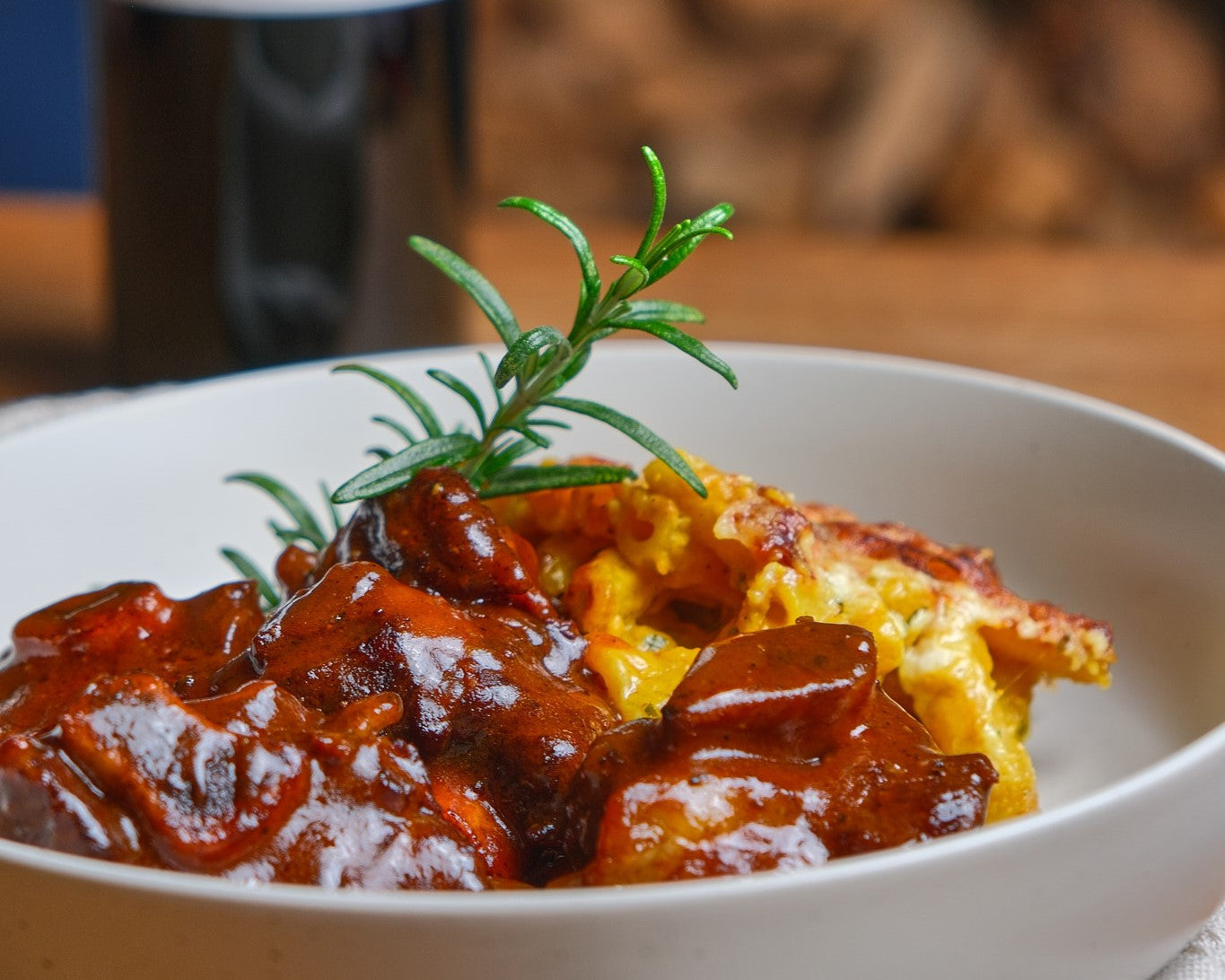 Winter Recipe #3 by Reuben Riffel: Curry Mac & Cheese with Smoky Beef ...