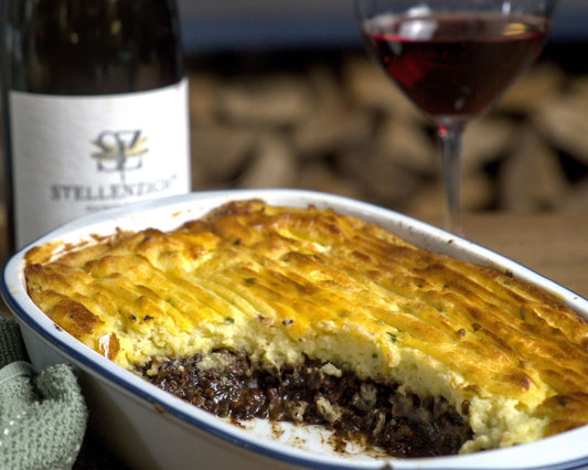 Stellenzicht Reuben Riffel Stellenbosch Wine Recipe Pairing Ideas Food  Winelands Varietal Cabernet Savignon Cinsault Syrah Shiraz Red Award Winning Online South Africa